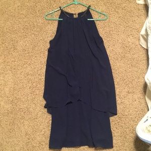 Navy blue dress